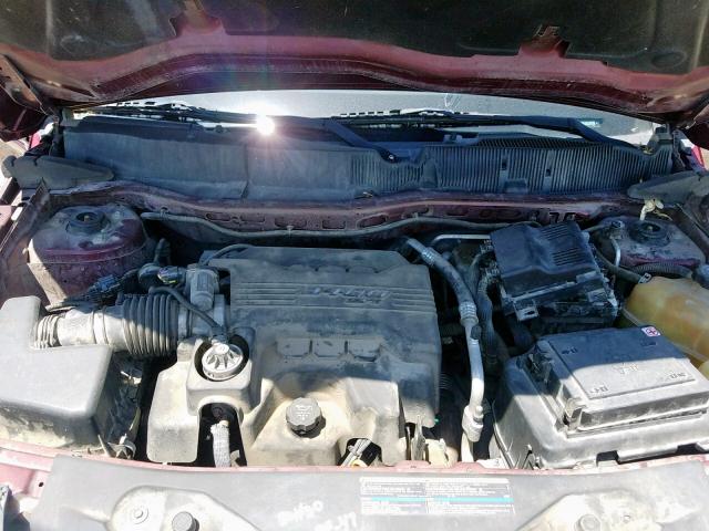 2CKDL33F186007951 - 2008 PONTIAC TORRENT MAROON photo 7