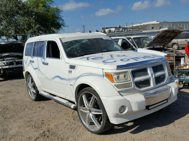 1D8GT58637W706013 - 2007 DODGE NITRO R/T WHITE photo 1