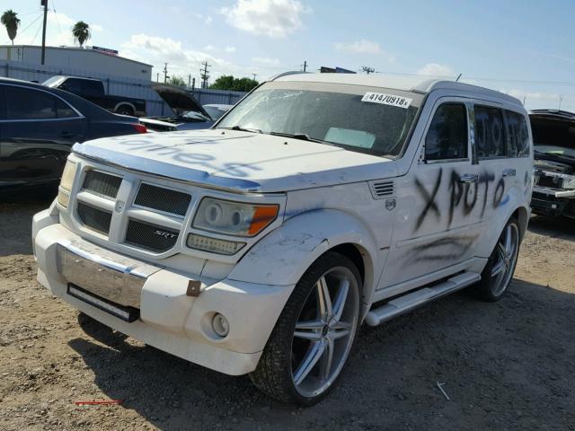 1D8GT58637W706013 - 2007 DODGE NITRO R/T WHITE photo 2