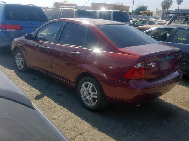 1FAHP34NX6W142213 - 2006 FORD FOCUS ZX4 BURGUNDY photo 3