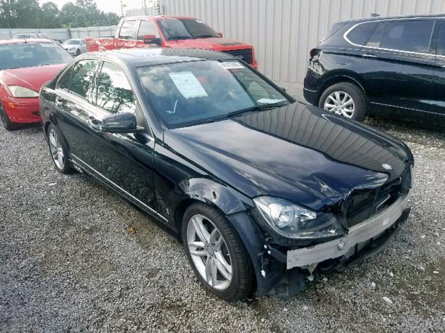 WDDGF4HB0EA932779 - 2014 MERCEDES-BENZ C 250 BLACK photo 1