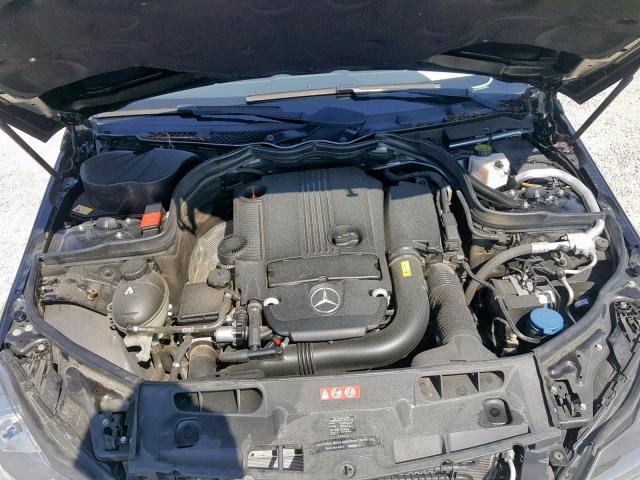 WDDGF4HB0EA932779 - 2014 MERCEDES-BENZ C 250 BLACK photo 7