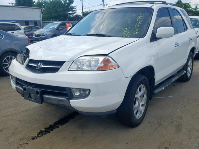 2HNYD18652H506776 - 2002 ACURA MDX TOURIN WHITE photo 2