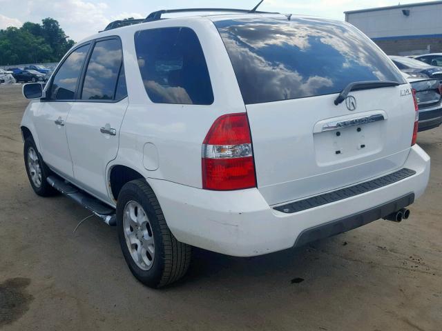 2HNYD18652H506776 - 2002 ACURA MDX TOURIN WHITE photo 3