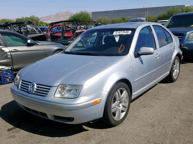 3VWSE69M93M012276 - 2003 VOLKSWAGEN JETTA GLS SILVER photo 2