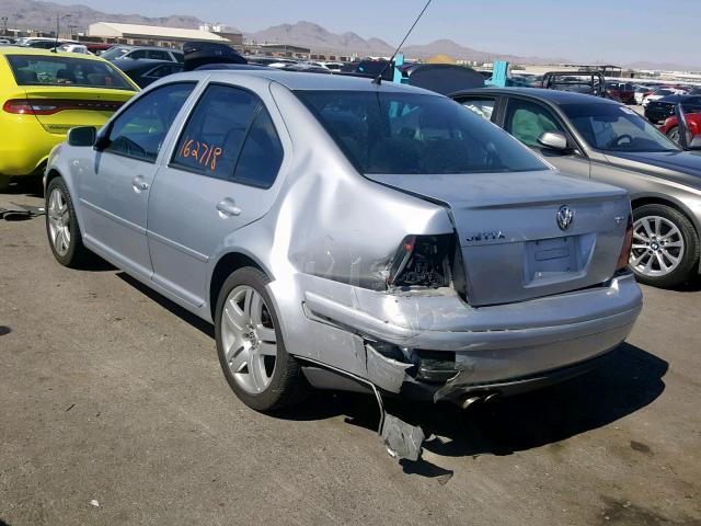 3VWSE69M93M012276 - 2003 VOLKSWAGEN JETTA GLS SILVER photo 3