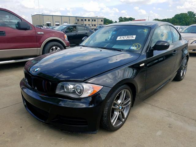 WBAUC9C53BVM09925 - 2011 BMW 135 I BLACK photo 2