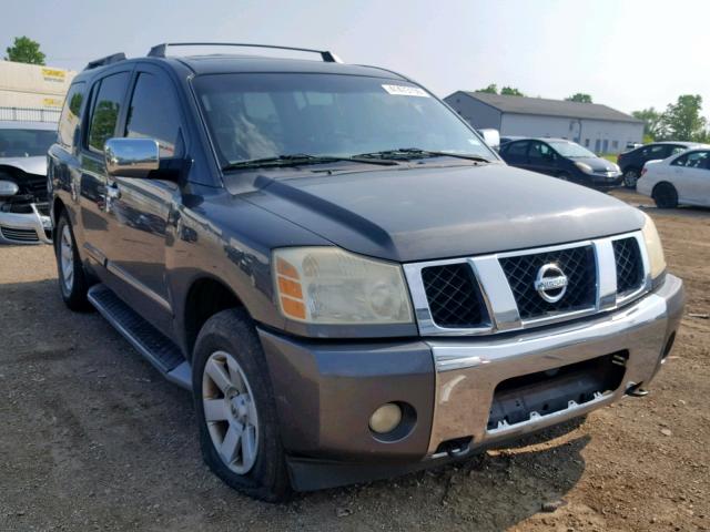 5N1AA08B84N711859 - 2004 NISSAN ARMADA SE GRAY photo 1