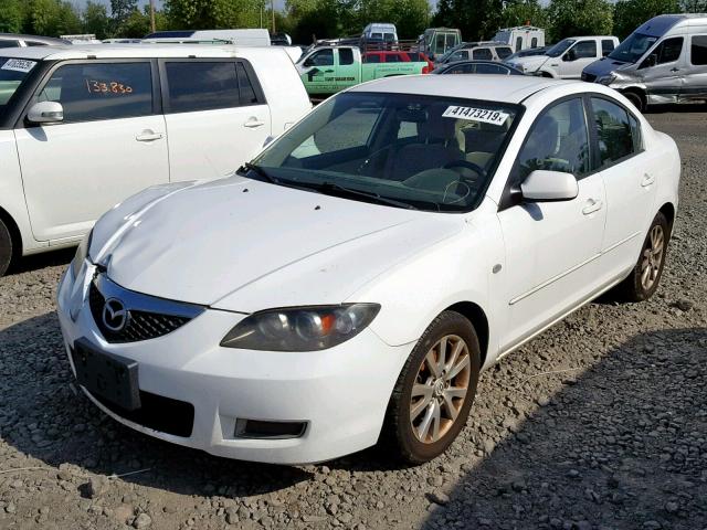 JM1BK32F071759385 - 2007 MAZDA 3 I WHITE photo 2