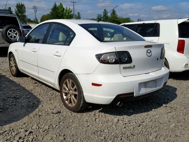 JM1BK32F071759385 - 2007 MAZDA 3 I WHITE photo 3