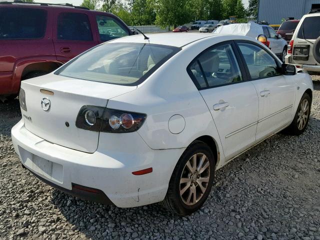 JM1BK32F071759385 - 2007 MAZDA 3 I WHITE photo 4