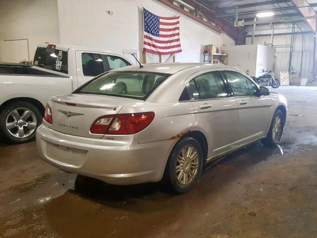 1C3LC56RX7N537175 - 2007 CHRYSLER SEBRING TO SILVER photo 4