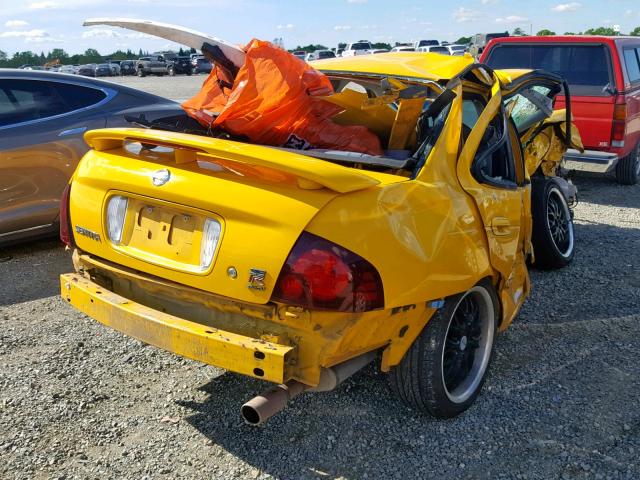 3N1AB51D05L574172 - 2005 NISSAN SENTRA SE- YELLOW photo 4