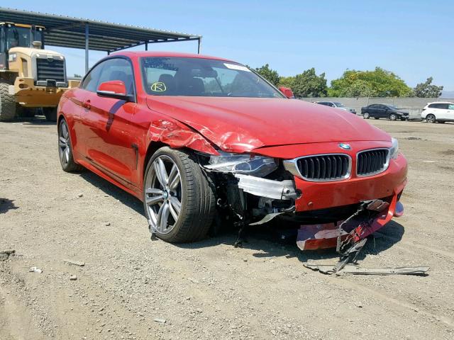 WBA3T3C59G5A41141 - 2016 BMW 435 I RED photo 1