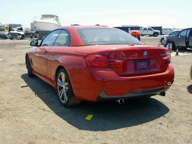 WBA3T3C59G5A41141 - 2016 BMW 435 I RED photo 3