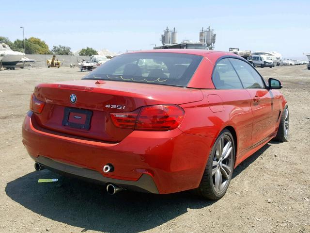 WBA3T3C59G5A41141 - 2016 BMW 435 I RED photo 4