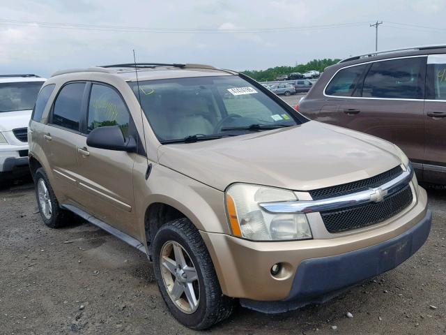 2CNDL63F756031025 - 2005 CHEVROLET EQUINOX LT TAN photo 1