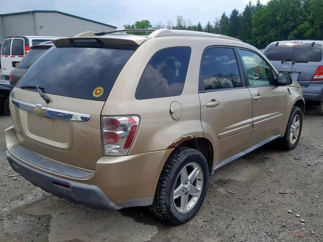 2CNDL63F756031025 - 2005 CHEVROLET EQUINOX LT TAN photo 4