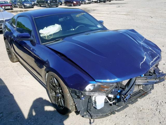 1ZVBP8CF4C5258089 - 2012 FORD MUSTANG GT BLUE photo 1