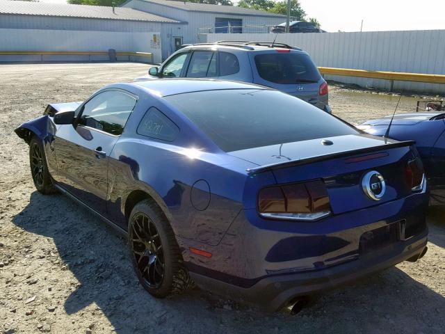 1ZVBP8CF4C5258089 - 2012 FORD MUSTANG GT BLUE photo 3