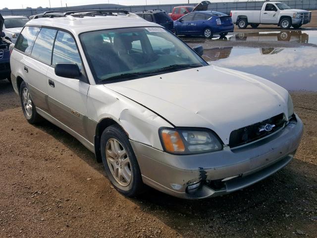 4S3BH665427614308 - 2002 SUBARU LEGACY OUT WHITE photo 1