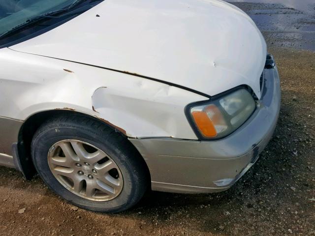 4S3BH665427614308 - 2002 SUBARU LEGACY OUT WHITE photo 9