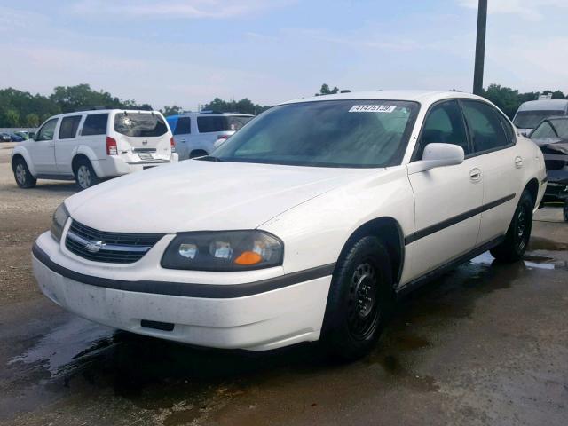 2G1WF55K559309212 - 2005 CHEVROLET IMPALA WHITE photo 2