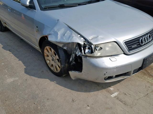 WAULH64B91N087323 - 2001 AUDI A6 2.8 AVA SILVER photo 9