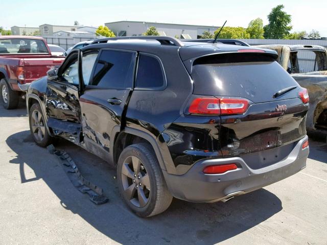 1C4PJLCB0HW574214 - 2017 JEEP CHEROKEE L BLACK photo 3