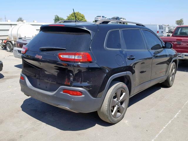 1C4PJLCB0HW574214 - 2017 JEEP CHEROKEE L BLACK photo 4