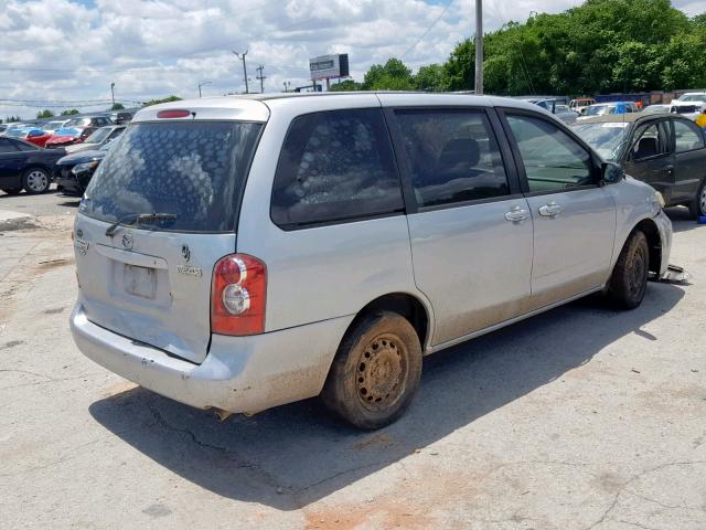 JM3LW28A960563455 - 2006 MAZDA MPV WAGON SILVER photo 4