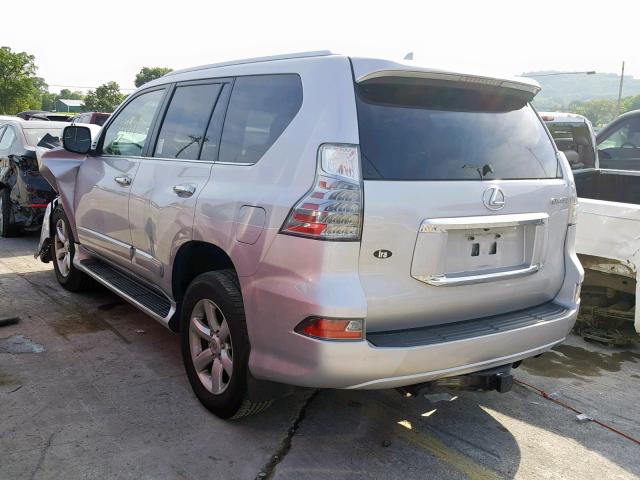 JTJBM7FX4E5084776 - 2014 LEXUS GX SILVER photo 3