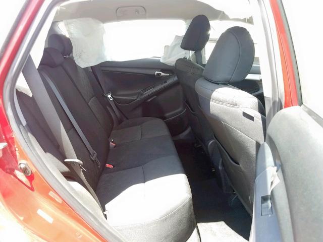 5Y2SP67889Z472409 - 2009 PONTIAC VIBE RED photo 6