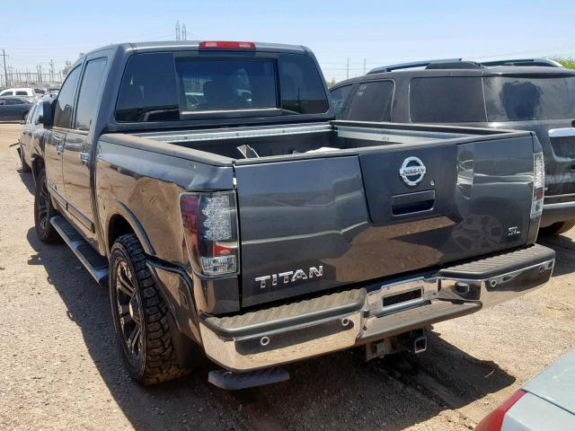 1N6AA0ED7CN312432 - 2012 NISSAN TITAN S GRAY photo 3