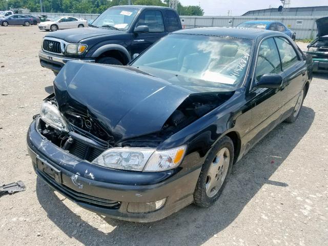 JT8BF28G610322629 - 2001 LEXUS ES 300 BLACK photo 2