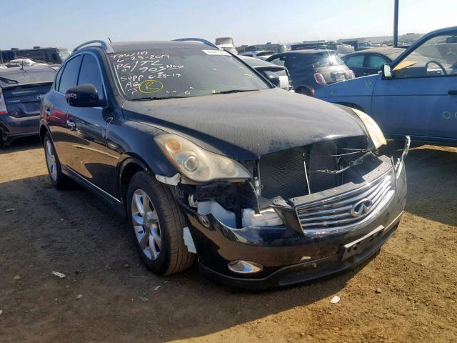 JNKAJ09E08M305582 - 2008 INFINITI EX35 BASE BLACK photo 1
