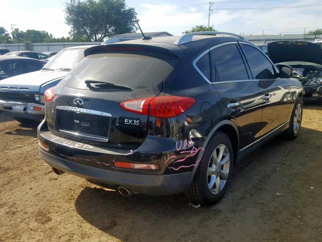 JNKAJ09E08M305582 - 2008 INFINITI EX35 BASE BLACK photo 4