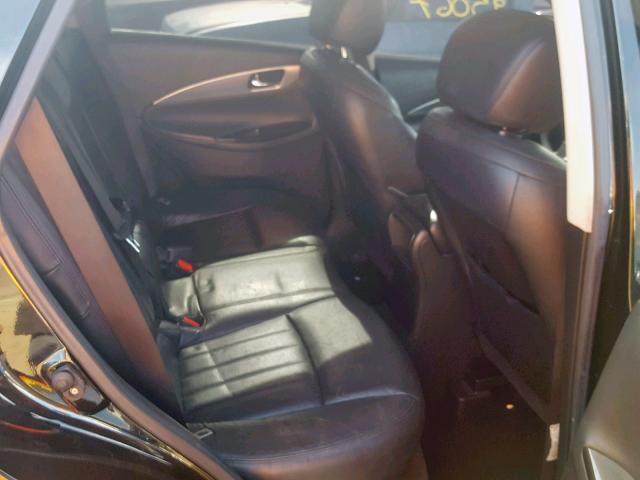 JNKAJ09E08M305582 - 2008 INFINITI EX35 BASE BLACK photo 6
