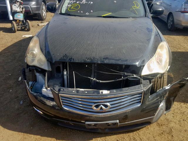JNKAJ09E08M305582 - 2008 INFINITI EX35 BASE BLACK photo 9