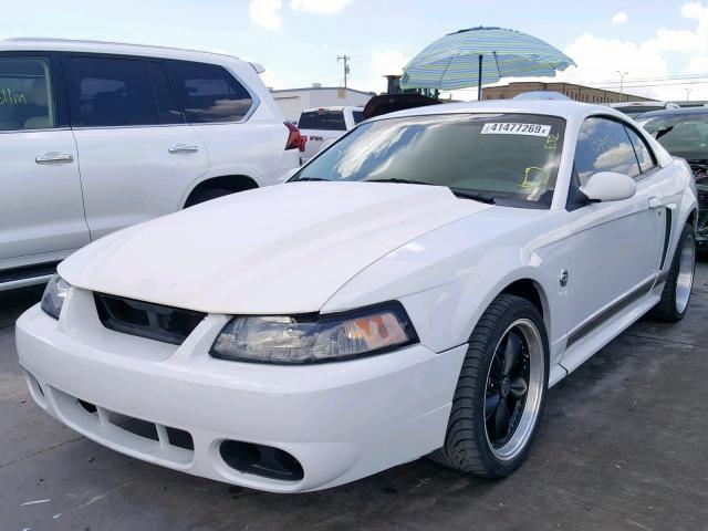 1FAFP42X54F150279 - 2004 FORD MUSTANG GT WHITE photo 2