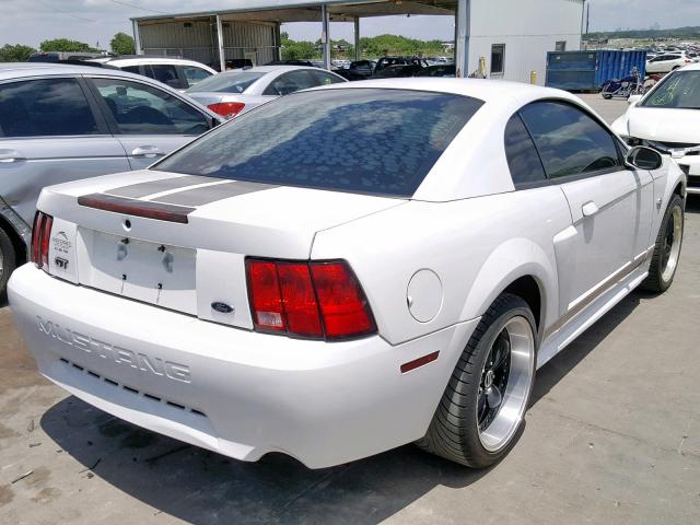 1FAFP42X54F150279 - 2004 FORD MUSTANG GT WHITE photo 4