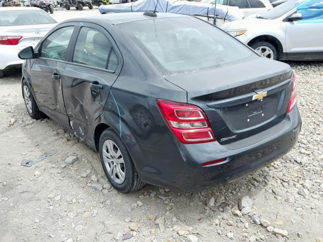 1G1JB5SH7H4113388 - 2017 CHEVROLET SONIC LS GREEN photo 3