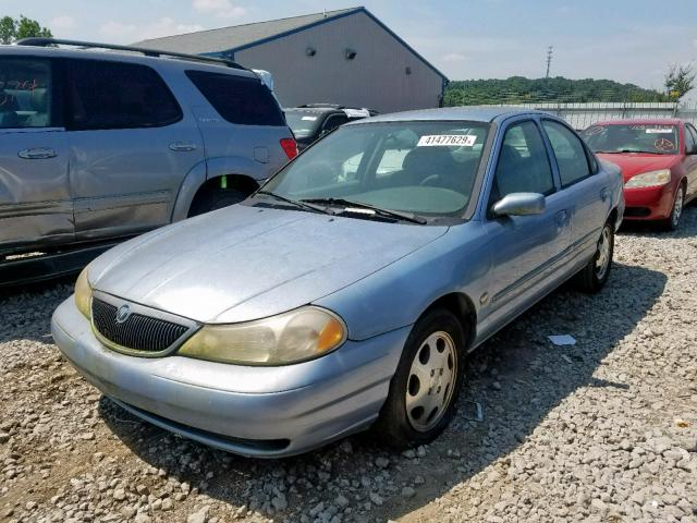 1MEFM6539WK645861 - 1998 MERCURY MYSTIQUE B BLUE photo 2