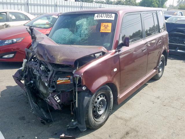 JTLKT334240160777 - 2004 TOYOTA SCION XB 勃艮第红 照片 2