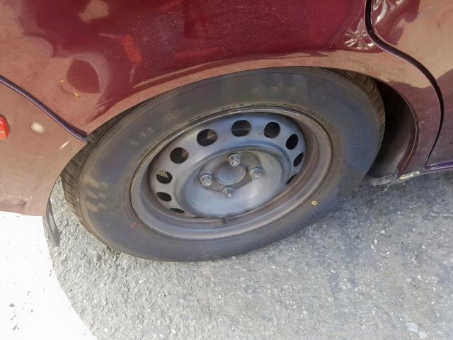 JTLKT334240160777 - 2004 TOYOTA SCION XB 勃艮第红 照片 9