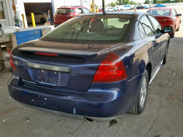 2G2WP552171206928 - 2007 PONTIAC GRAND PRIX BLUE photo 4