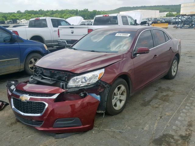 1G11C5SA0GF147661 - 2016 CHEVROLET MALIBU LIM MAROON photo 2