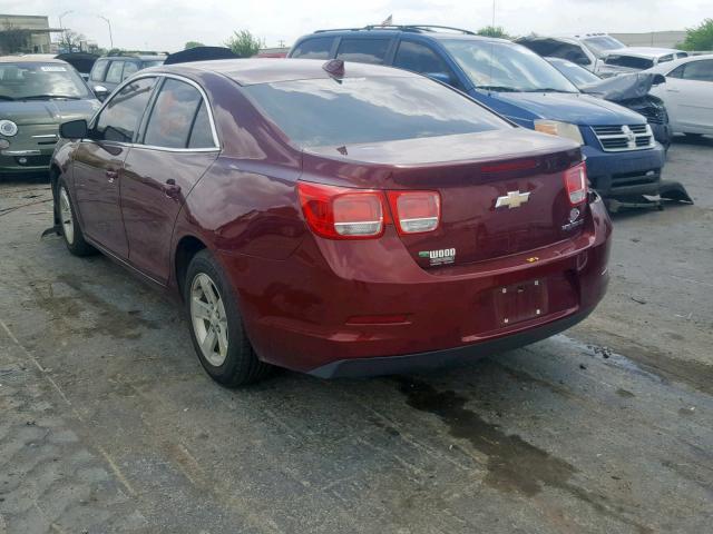 1G11C5SA0GF147661 - 2016 CHEVROLET MALIBU LIM MAROON photo 3