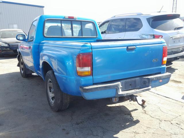 1FTCR10X4PPA79714 - 1993 FORD RANGER BLUE photo 3