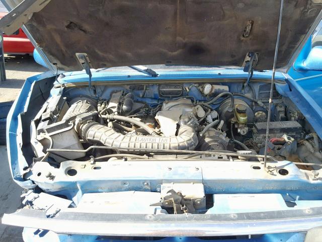 1FTCR10X4PPA79714 - 1993 FORD RANGER BLUE photo 7